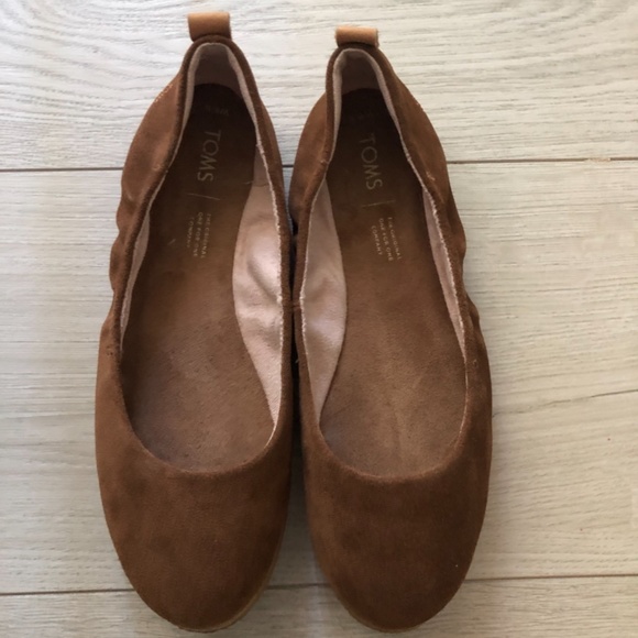 Toms Sued Ballet flats - Picture 2 of 2